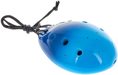 Ocarina 7H Scallop Alto C Bleu clair