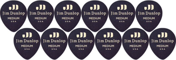 Celluloid Teardrop Med. BK Noir
