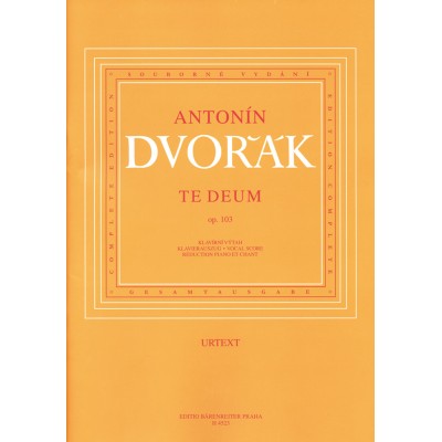 Dvorak A. - Te Deum - CHANT-piano
