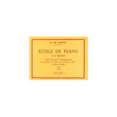 Martin - Ecole Piano À 4 Mains Op.127-no.1
