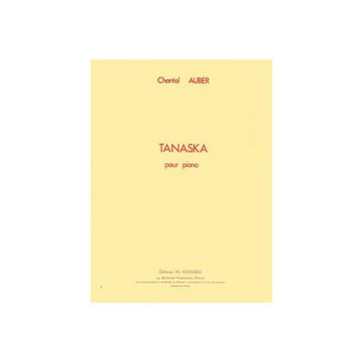 Auber - Tanaska - Piano