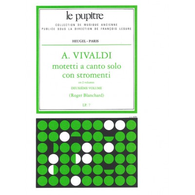 Mottetti A Canto Solo Con Stromenti Vol. 2