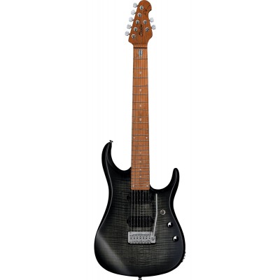 JP15 7 Flame Maple Top Trans Black Satin