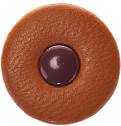 Deluxe Sax Pad 27,5mm Cuir brun
