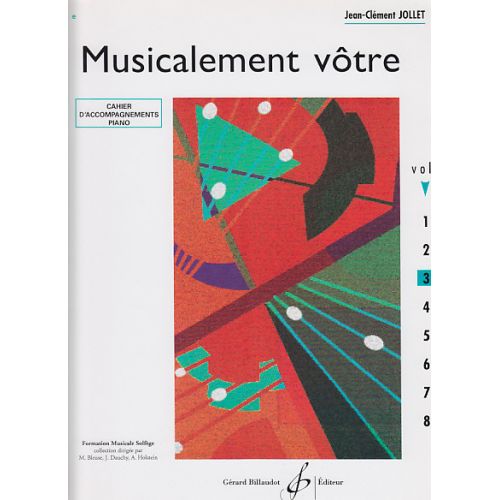 Jollet JEAN-clement - Musicalement Vôtre Vol.3 (acc.prof.)