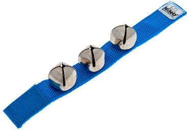 Nino961B Wrist Bells Blue Bleu