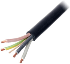 RubberCable H07RN-F 4x2,5 mm² noir