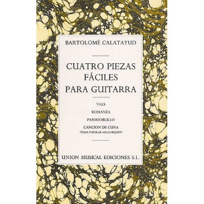 4 Piezas Faciles Para Guitarra