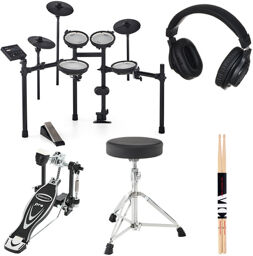 TD-07DMK V-Drum Set Bundle Noir