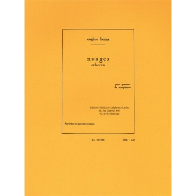 Nuages - Scherzo For Saxophone Quartet