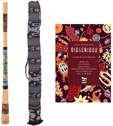 Didgeridoo Teak 130cm Set
