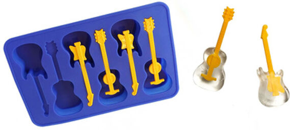 Guitar Ice Cube Mold Vert