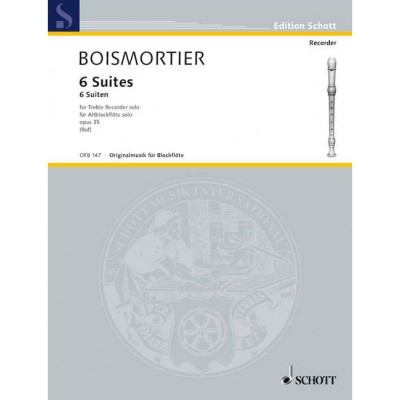 Boismortier - 6 Suites Op. 35 - Treble Flute A Bec