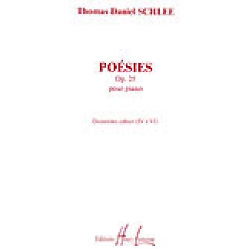 Schlee Thomas Daniel - Poesies II Op.25 - Piano