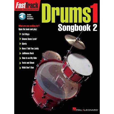 FAST TRACK - DRUMS VOL.1 SONGBOOK + 2 AUDIO EN LIGNE