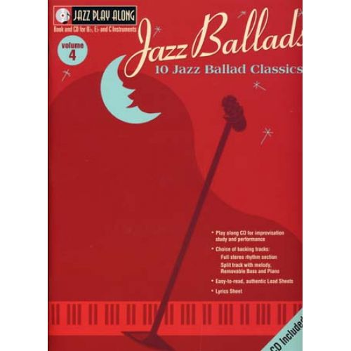 JAZZ PLAY ALONG VOL.04 JAZZ BALLADS BB, EB, C INST. CD