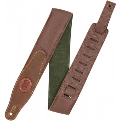 Cuir Rembourrée , 6,35cm - Brown-Green