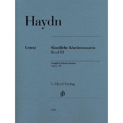 Joseph Haydn - Complete Piano Sonatas Volume III PB. - Piano