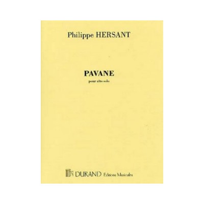 HERSANT P. - PAVANE - ALTO SEUL
