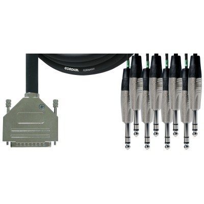 Câble Interface SUB-d/8 Jack Stéréo 3 M