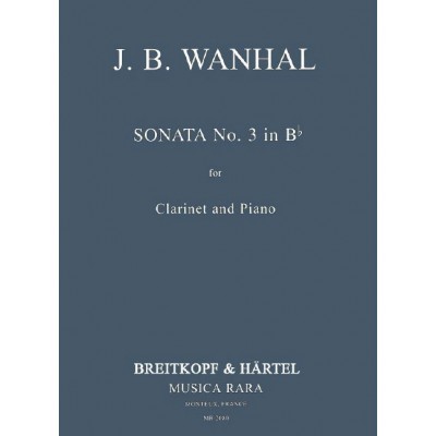 Vanhal - Sonata No. 3 In BB - Clarinette et Piano