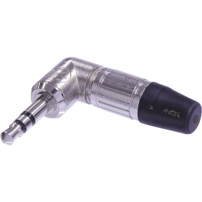 NTP3RC - Fiches Jack Stereo Metal Coudee 3,5 Mm
