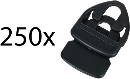 Xtra Clip Black 250pcs Pack Black