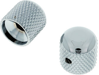 Metal Dome Knobs Chrome