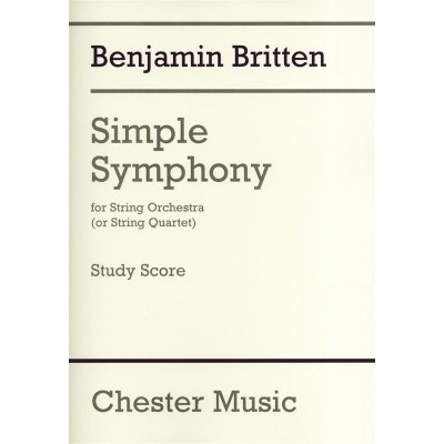 Britten B. - Simple Symphony For String Orchestra - Conducteur De Poche