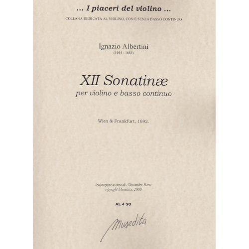 Albertini I. - Xii Sonatinae - Violon et BC