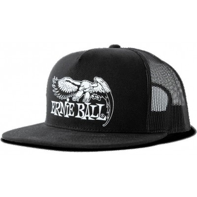 Casquette Noir Logo Aigle Eb Blanc