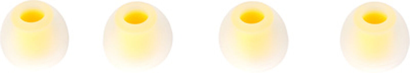 Soft Silicone Ear Tips T9 M blanc translucide