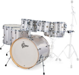 Catalina Maple 7-piece Silver Silver Sparkle