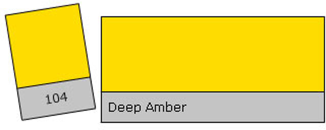 Colour Filter 104 Deep Amber Golden Amber