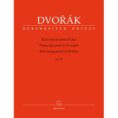 Dvorak A. - Piano Quartet In D Major Op.23