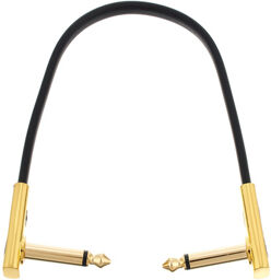 Flat Patch Cable Gold 20 cm