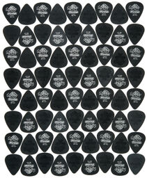 Tortex Black Silver .88 72pack