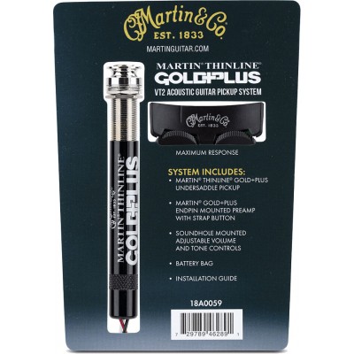 Preamp/pickup Gold Naturel