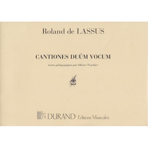 Lassus R. Cantiones Duûm Vocum - Chant