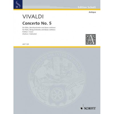Vivaldi Antonio - Concerto No 5 Op 10/5 RV 434/PV 262