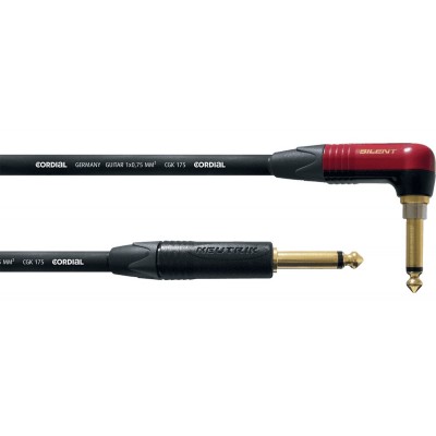 Cable Guitare Jack Droit /Coudé Silent 3 M