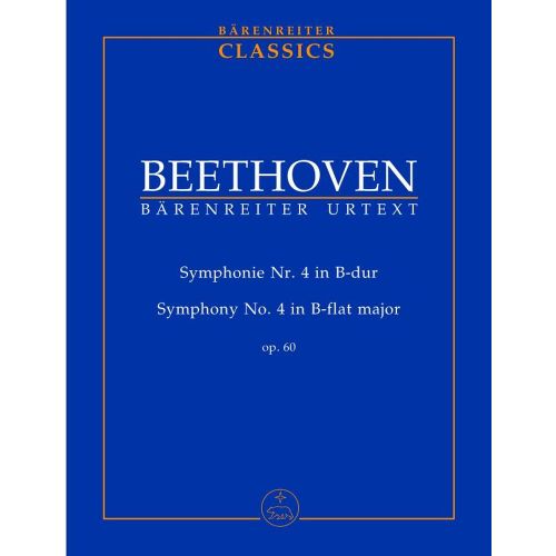 Beethoven L.von - Symphonie N°4 En Mib Majeur Op.60 - Conducteur Poche