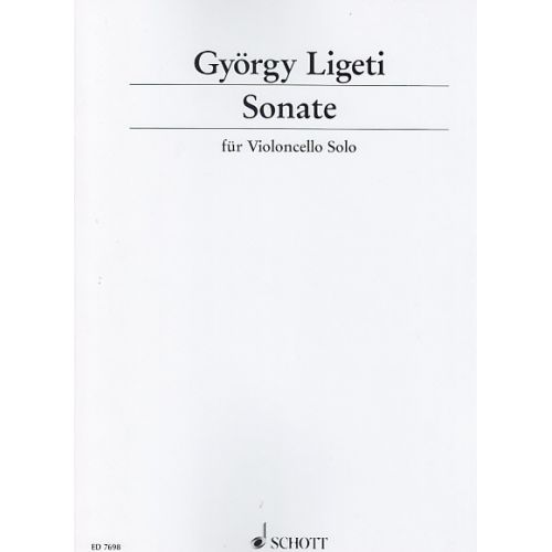 Ligeti Gyorgy - Sonate Pour Violoncelle Seul
