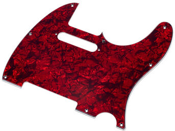 T-Pickguard Red Pearl Nacre rouge