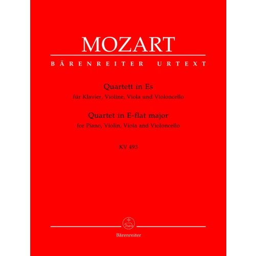 Moz W.A. - Quuor En Mib Majeur Kv 493 - Piano, Violon, Alto, Violoncelle