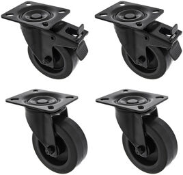 Black Wheel Bundle 100 mm Noir