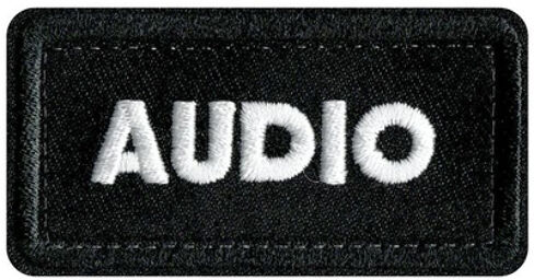 Patches Audio 3 Pcs Black