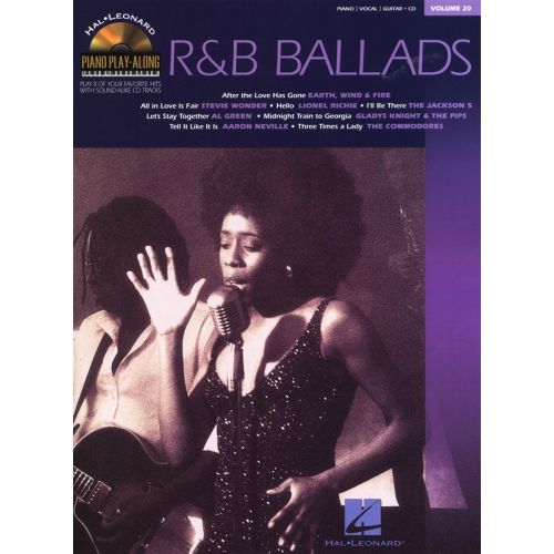 PIANO PLAY ALONG VOLUME 20 R&B BALLADS + CD - PVG