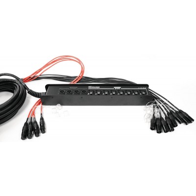Boitier de Scène 8 Entres 4 Sorties XLR 15 M