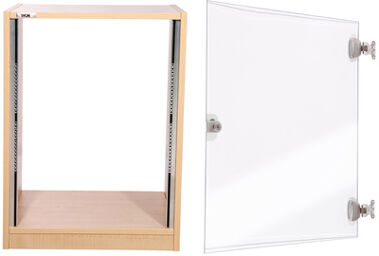 Studio Rack 14U Door Set Erable